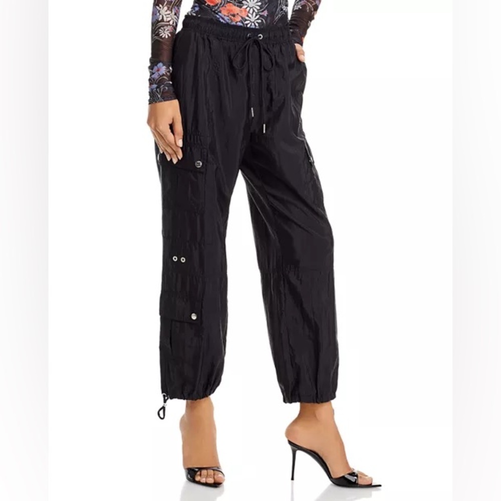 Cinq à Sept Black Nitsan Parachute Pants Sz XS